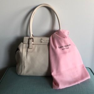 Kate Spade satchel with polka dot lining!